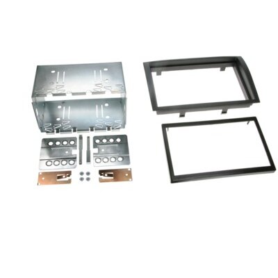2-DIN Radioblende Citroen/Fiat/Opel/Peugeot schwarz