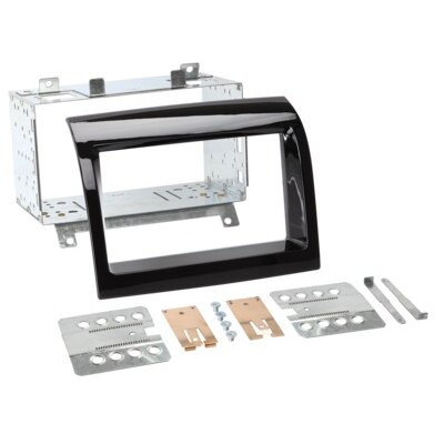 2-DIN Radioblende Citroen/Fiat/Peugeot 2011-2014 Klavierlack