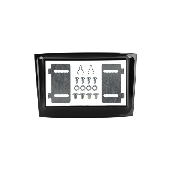 2-DIN Radioblende Fiat Dobló 01/2015-06/2022 Klavierlack