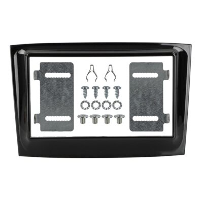 2-DIN Radioblende Fiat Dobló 01/2015-06/2022 Klavierlack