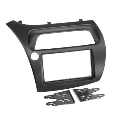 2-DIN Radioblende Honda Civic 09/2005-12/2011 schwarz LHD