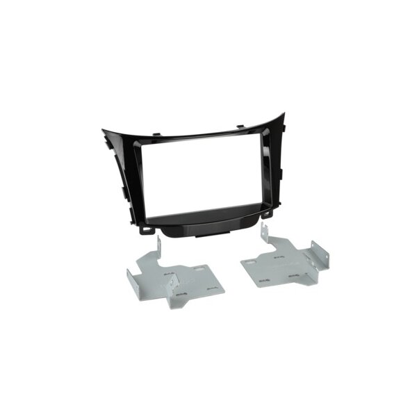 2-DIN Radioblende Hyundai i30(GD/GDH) 2012-2017 Klavierlack