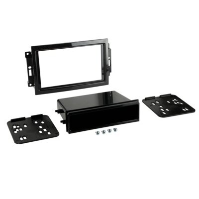 2-DIN Radioblende mit Fach Chrysler/Doge/Jeep Klavierlack