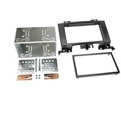2-ISO Radioblende Mercedes Sprinter/VW Crafter schwarz