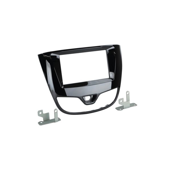 2-DIN Radioblende Opel Karl 2017-2019 Klavierlack schwarz