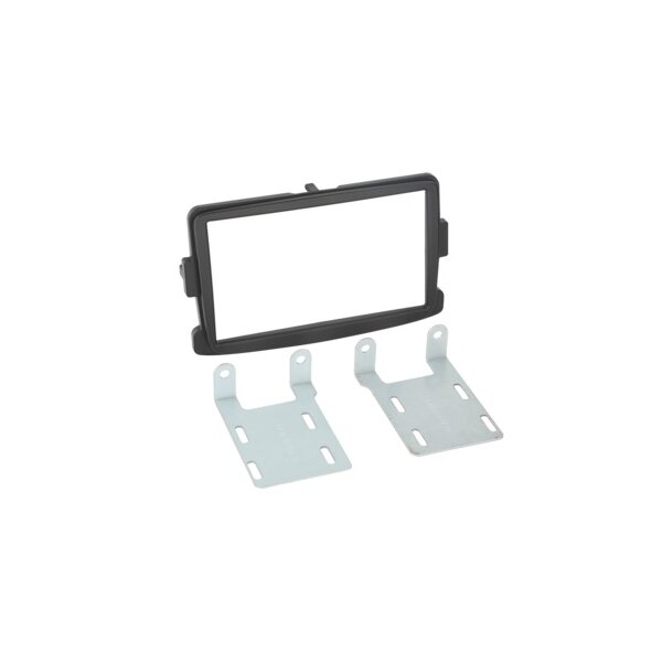 2-DIN Radioblende Dacia/Fiat/Nissan/Opel/Renault schwarz