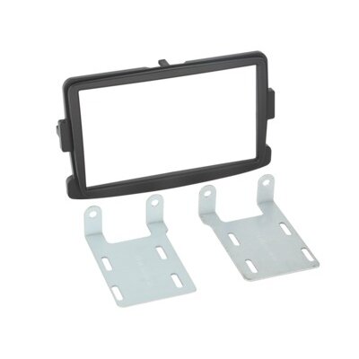 2-DIN Radioblende Dacia/Fiat/Nissan/Opel/Renault schwarz