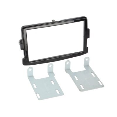 2-DIN Radioblende Dacia/Fiat/Nissan/Opel/Renault Klavierlack