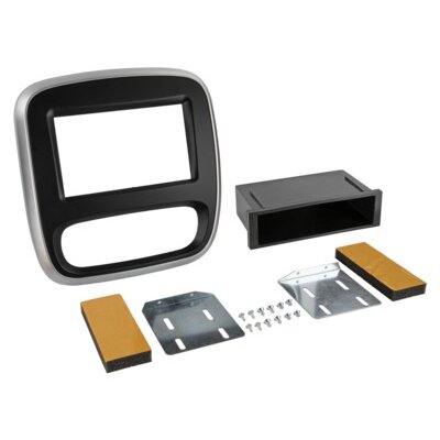 2-DIN Radioblende mit Fach Fiat/Renault ohne Klimatronik
