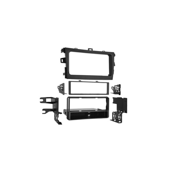 1-DIN Radioblende mit Fach Toyota Corolla 2009-2013 schwarz