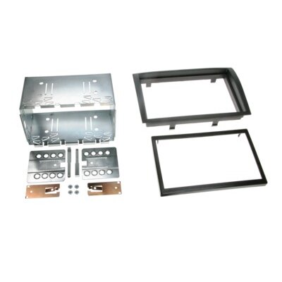 2-DIN Radioblende Citroen/Fiat/Opel/Peugeot Rubber Touch