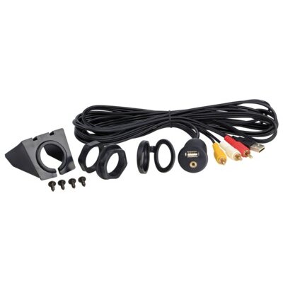 USB/AUX-AV Einbaubuchse/Aufbaugehäuse USB/3,5mm Klinke