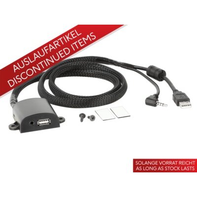 USB/AUX-AV Aufbaugehäuse universal USB/3,5mm Klinke