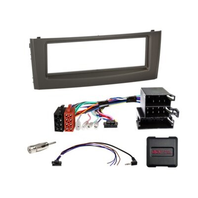 1-DIN Kit Fiat Grande Punto/Linea schwarz LFB/Antenne