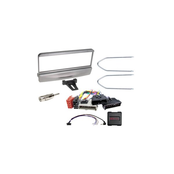 1-DIN Kit Ford Fahrzeuge silber 8Pin/8Pin/17Pin LFB/Antenne