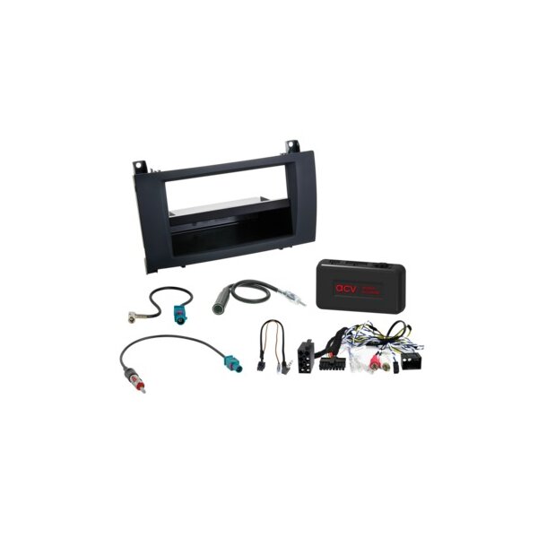 2-DIN Kit mit Fach Mercedes SLK 2004-20011 LFB/Antenne/Amp