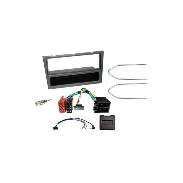1-DIN Kit mit Fach Opel charcoal LFB analog/Antenne