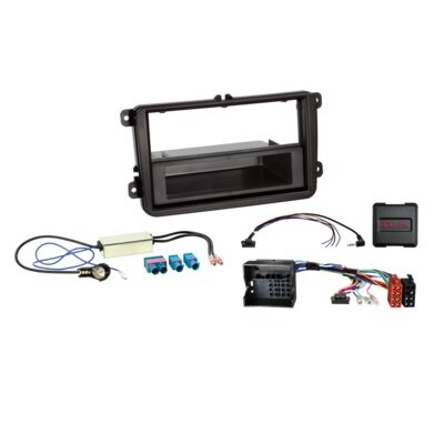 2-ISO Kit mit Fach Seat/Skoda/VW Fahrzeuge LFB/Antenne ISO