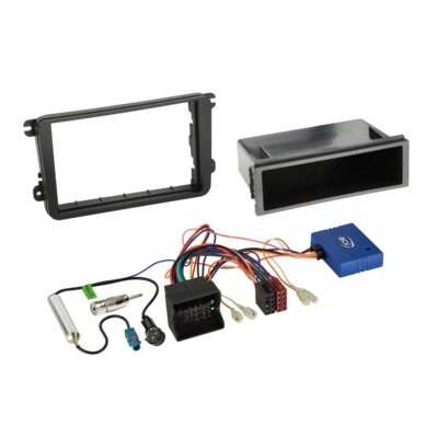 2-DIN Kit mit Fach Seat/Skoda/VW Fahrzeuge CAN/Antenne