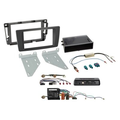 2-DIN Kit mit Fach Skoda Octavia/Yeti 52Pin i-dapter/Antenne