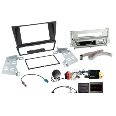 2-DIN Kit BMW 3er mit Raucherpaket silber LFB/Antenne