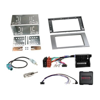 2-DIN Kit Ford Fahrzeuge silber LFB/CAN-Bus/Antenne