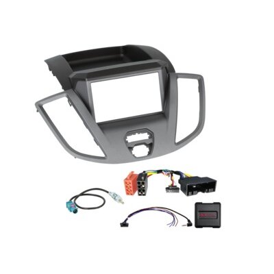 2-DIN Kit mit Fach Ford Transit V363 2014-2019 LFB analog