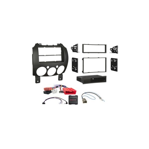 2-DIN Kit mit Fach Mazda 2(DE) 10/2007-02/2015 LFB/Amp