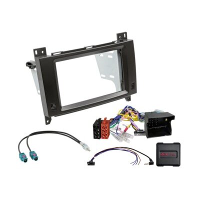 2-DIN Kit Mercedes Vito 2014-2024 Quadlock LFB/Antenne