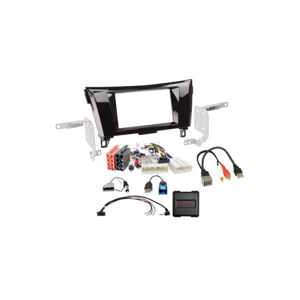2-DIN Kit Nissan Qashqai/X-Trail 20Pin/32Pin LFB/Antenne/USB