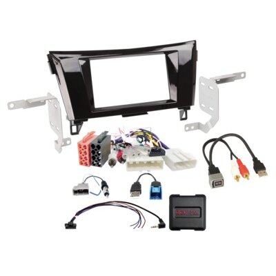 2-DIN Kit Nissan Qashqai/X-Trail 20Pin/32Pin LFB/Antenne/USB