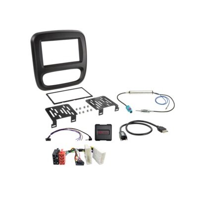 2-DIN Kit Fiat/Nissan/Opel/Renault ohne Klimatronik LFB/USB