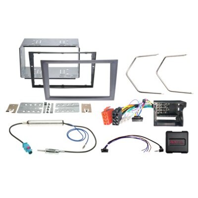 2-DIN Kit Opel Fahrzeuge charcoal LFB CAN Bus/Antenne