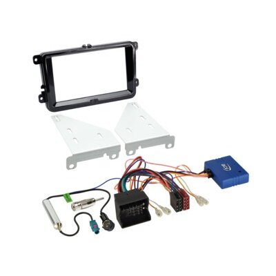 2-DIN Kit Seat/Skoda/VW CAN Bus/Antenne Klavierlack