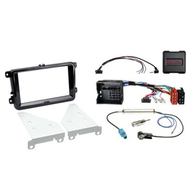 2-DIN Kit Seat/Skoda/VW LFB/Antenne Klavierlack