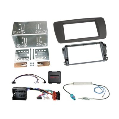 2-DIN Kit Seat Ibiza 2008-2015 tuam grau LFB/Antenne