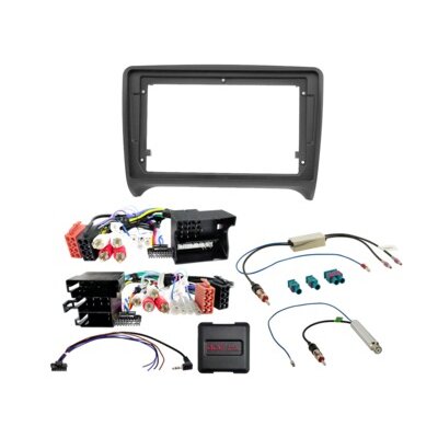 9" Kit Audi TT(8J) 04/2006-03/2014 schwarz LFB/Antenne
