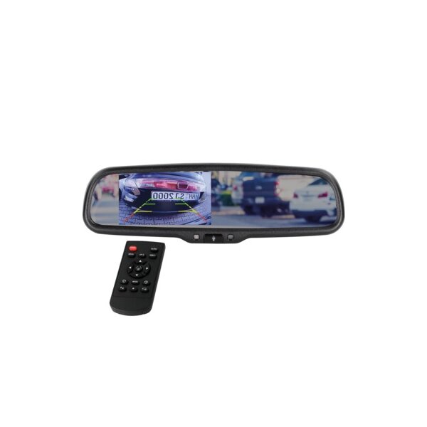 Spiegelmonitor 4.3" 2x Video Eingang extrem hell