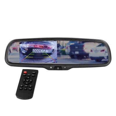 Spiegelmonitor 4.3" 2x Video Eingang extrem hell