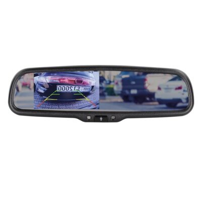 Spiegelmonitor 4.3" 2x Video Eingang selbstdimmend