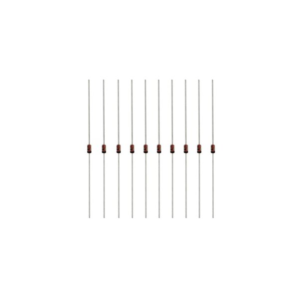 Sperrdiode BAT43 Schottkydiode 30V/0,2A/DO-35 10 Stück