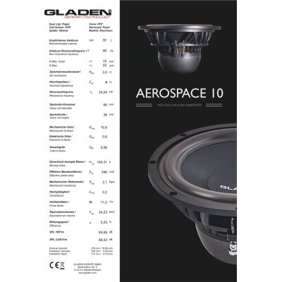 GLADEN AEROSPACE 10
